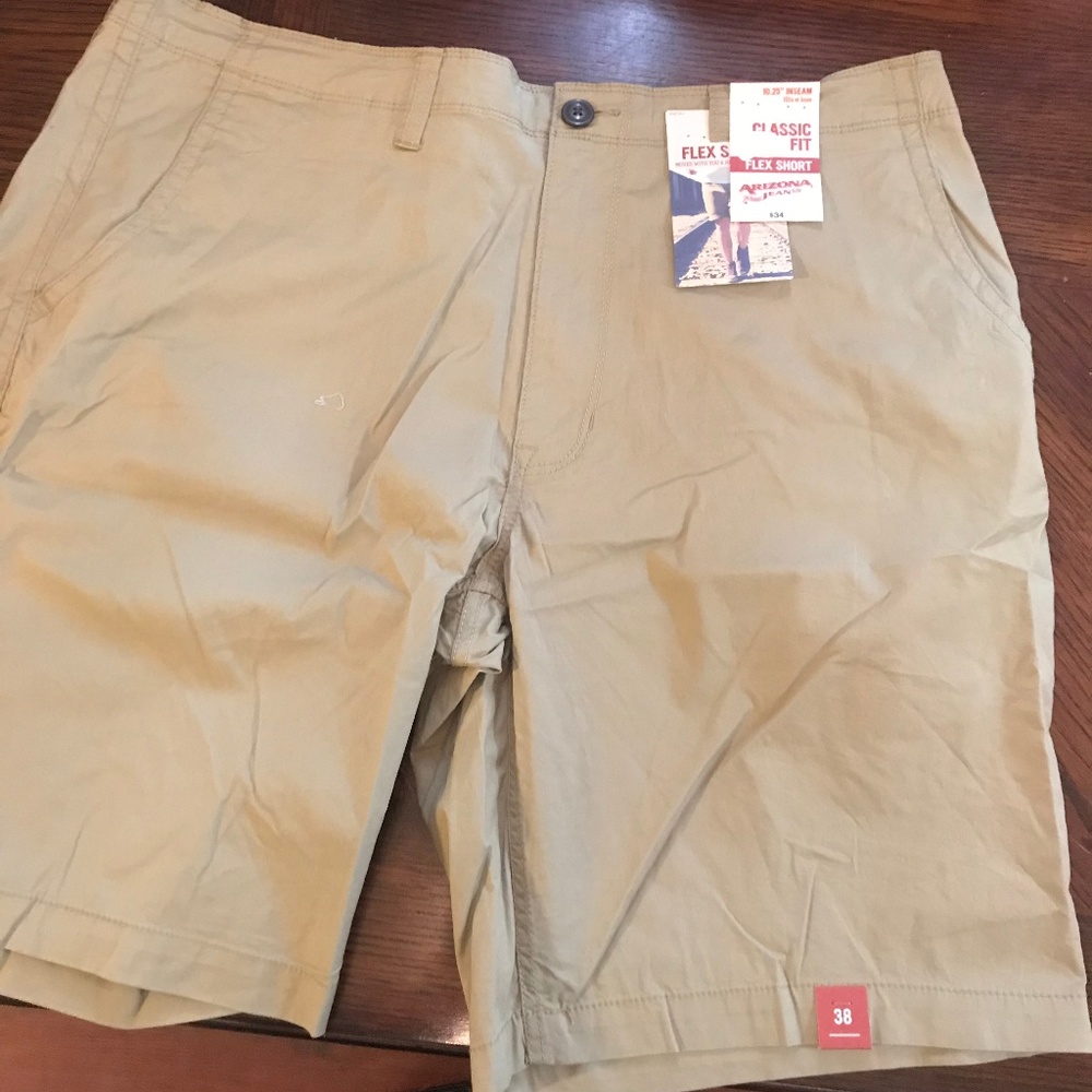 Arizona Jean Co Classic Fit Green Cedar Sage Short